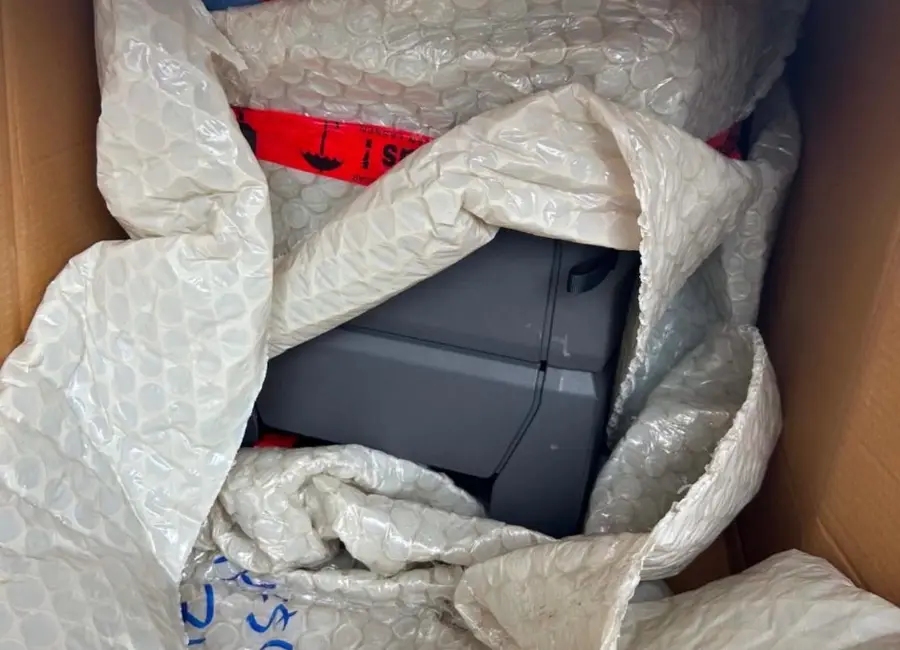 Sicher verpackte VW Originalteile Sendung