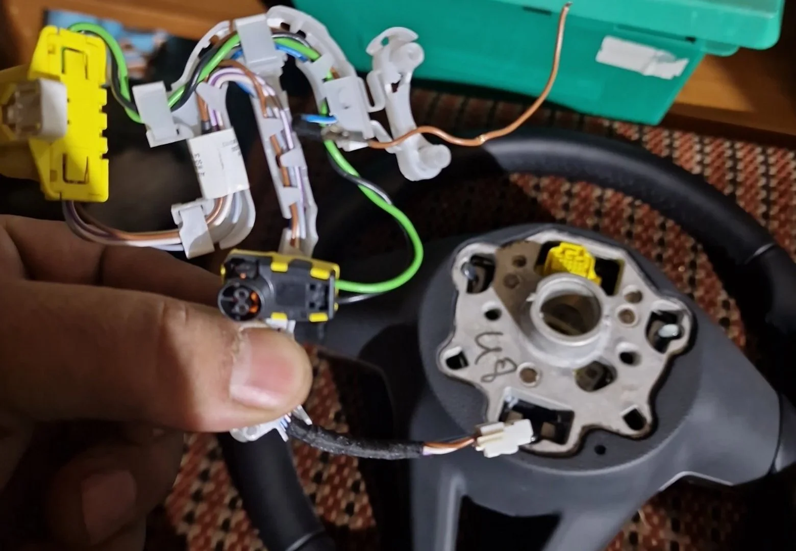 Vw T6 T6.1 Kabelbaum Stecker Für Lenkrad