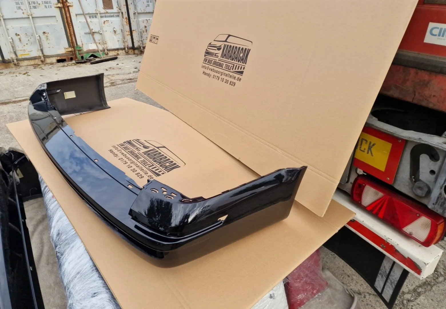 VW T6 stoßstange Hinten mit Blenden