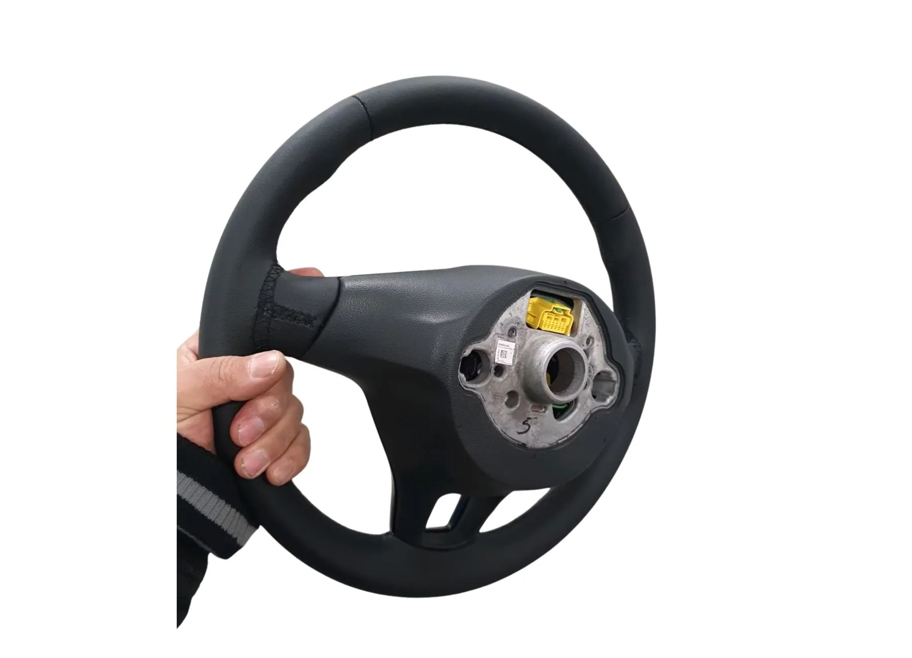 VW Bus T5 T5.2 T6 Lederlenkrad MFL Multifunktion – Komplett Lenkrad, Originalaufnahme 2 für T6, T5.2