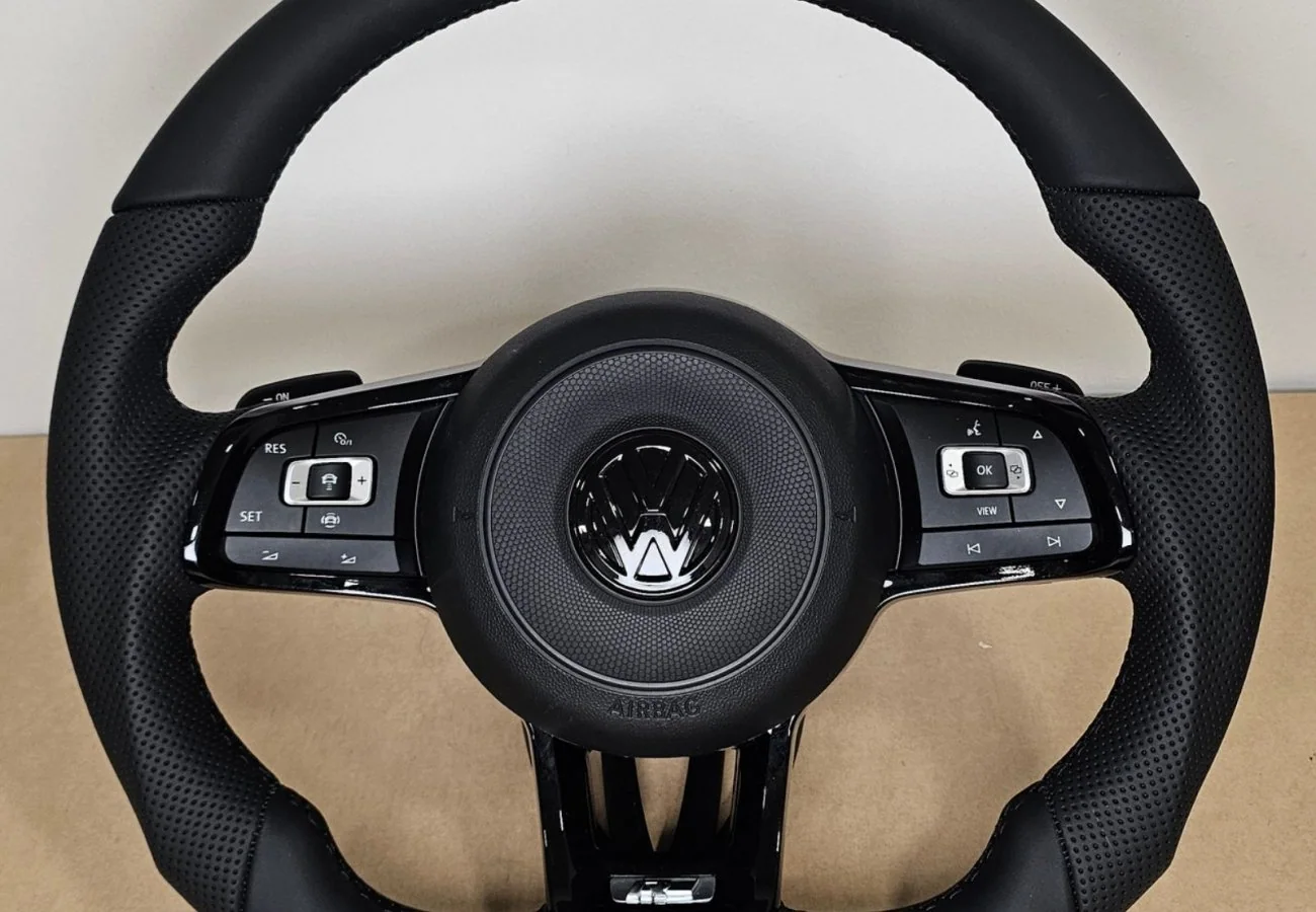 VW Golf 7 7.5 Tiguan R-Line Sportlenkrad MFL mit Airbag – Komplett Set