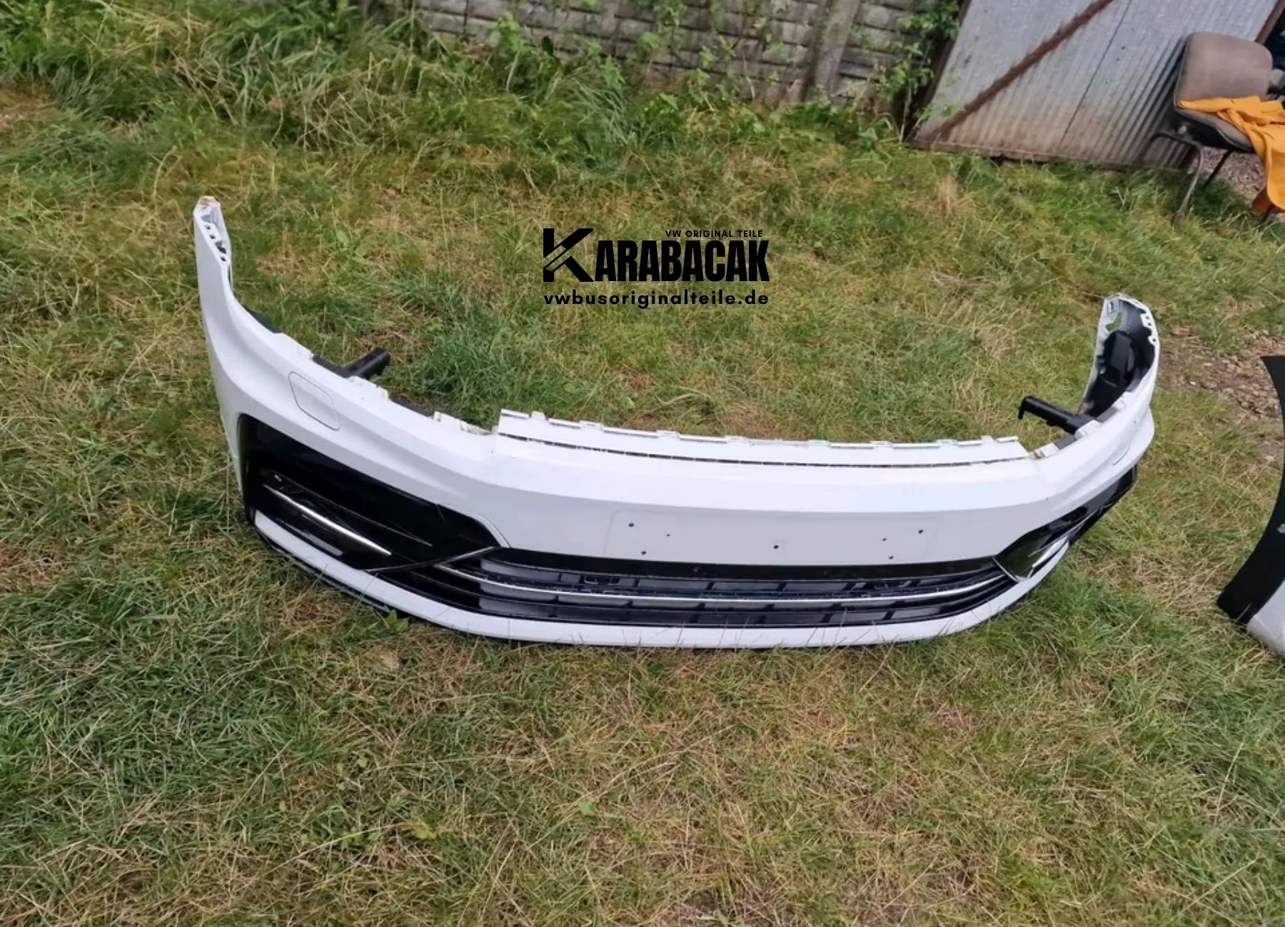 VW Tiguan II R-Line Stoßstange Komplett – mit 4 oder 6 PDC – Original Abbildung, Originalaufnahme 3 für Tiguan