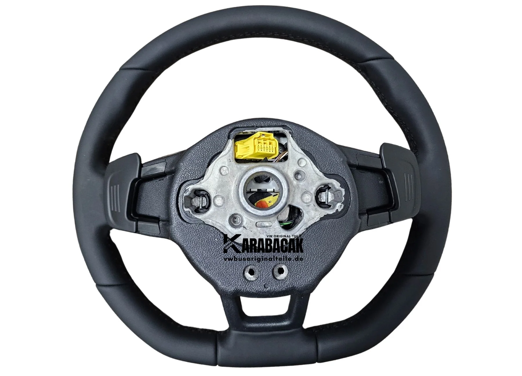 Original verbessertes Sportlenkrad aus Leder für VW Golf 5 6 7 GTI, Golf R, Polo GTI, Passat – D-Form Lenkrad, Originalaufnahme 5 für Golf 5, Golf, Passat, Polo