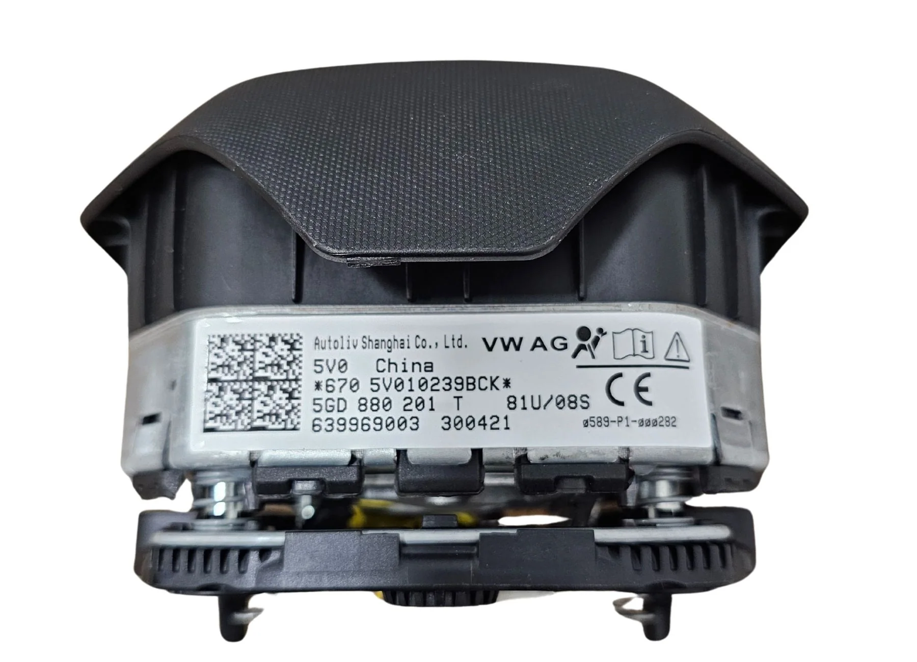 Original VW Airbag Modul für Golf 8, Polo AW, Tiguan II (2020+) – Multifunktionslenkrad kompatibel, Originalaufnahme 3 für Golf 8, Golf, Tiguan, Polo