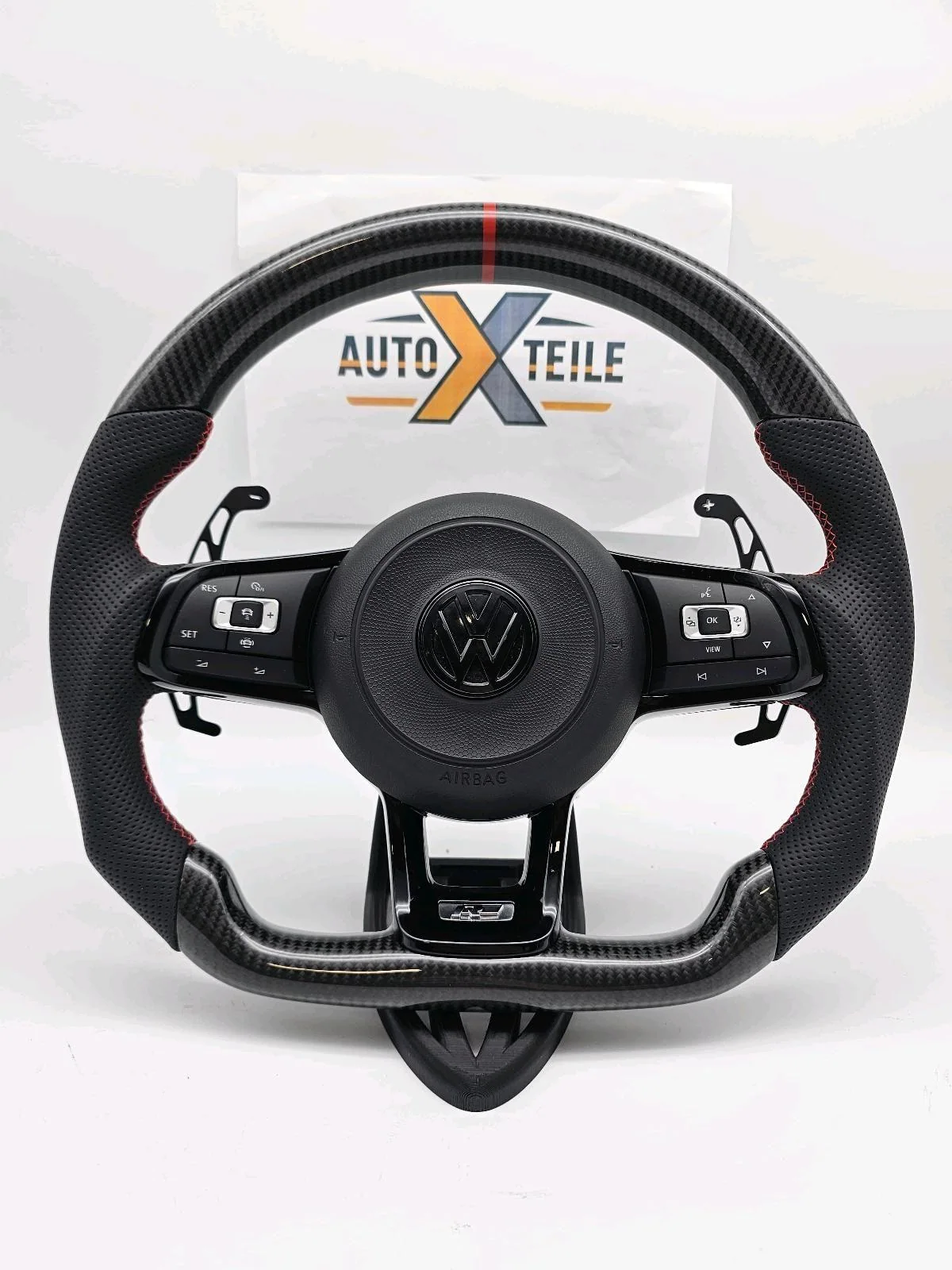 VW polo Golf VII 7.5 R GTI Carbon Lenkrad 3, Originalaufnahme 3 für Golf, Polo