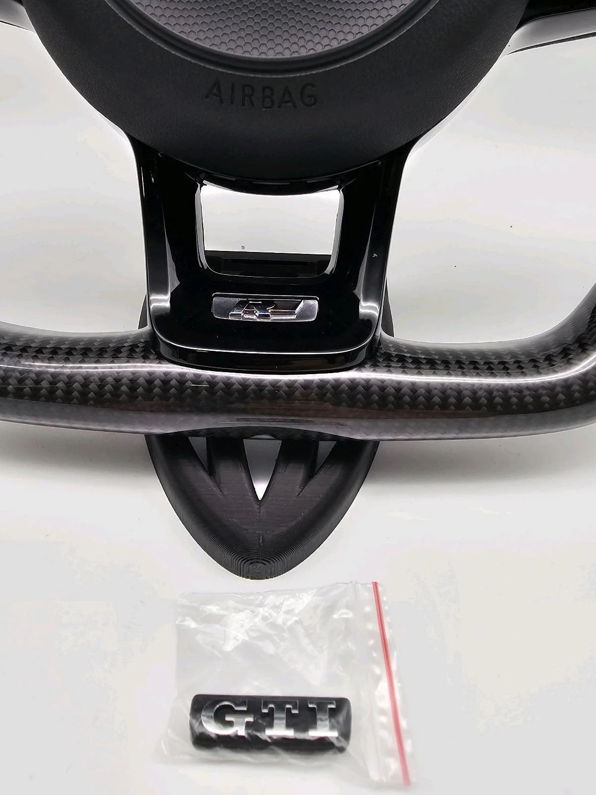 VW polo Golf VII 7.5 R GTI Carbon Lenkrad 3, Originalaufnahme 5 für Golf, Polo