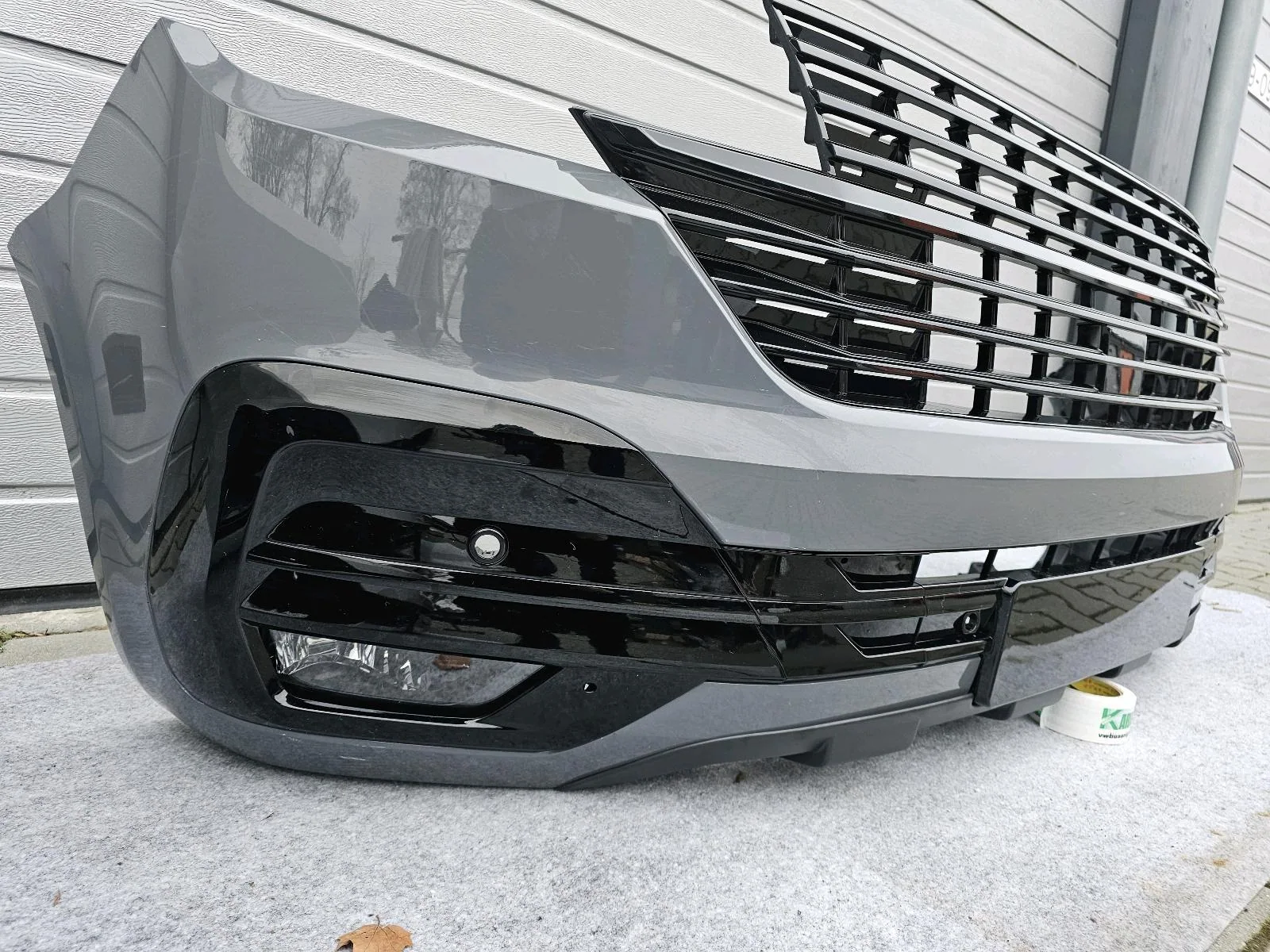 VW Bus T6 / T6.1 Transporter auf Multivan Stoßstange Umbau Paket, Originalaufnahme 3 für T6.1