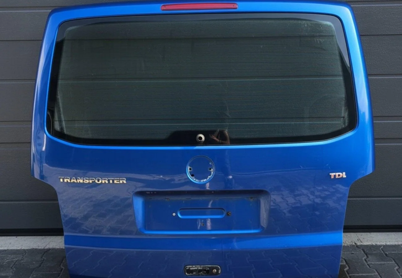 VW T5 Heckklappe Hinten Blau Original Gebraucht
