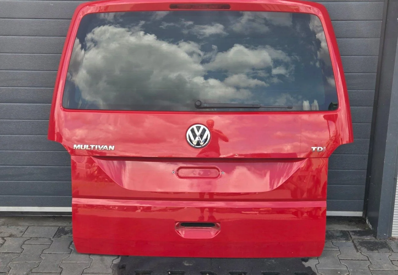 VW T5 T5.2 T6 T6.1 Heckklappe Original Farbe LH3T Kirschrot
