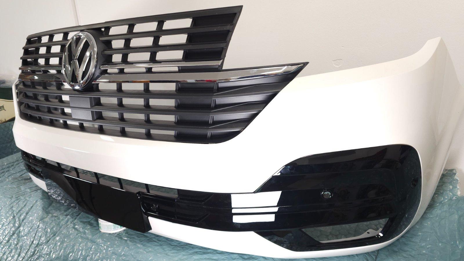 VW T6 Frontstoßstange original weiß LB9A mit PDC komplett