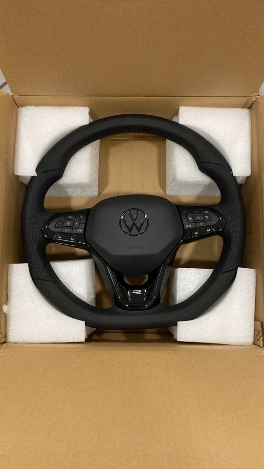 VW R-Line Lenkrad mit Heizung – schwarzes Logo