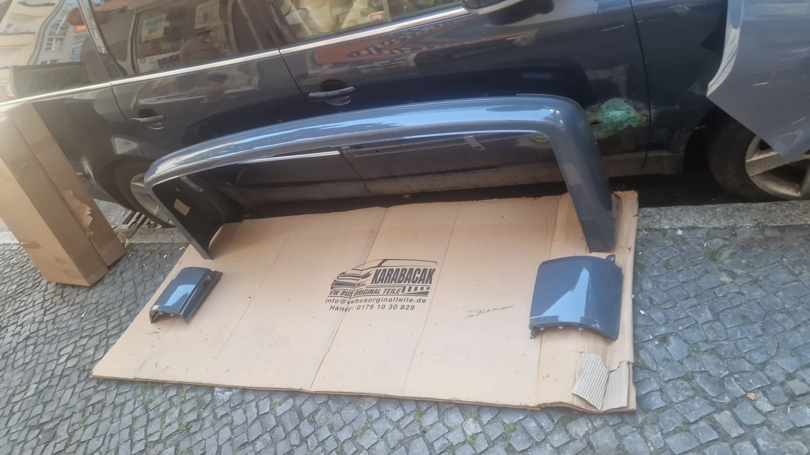 VW-BUS T6 Multivan Stoßstange Vorne Hinten Blenden Parksensor LH7J pur grey