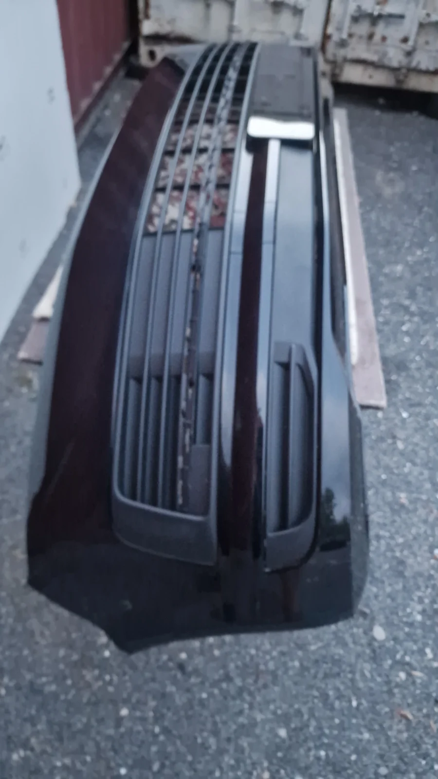 VW-BUS T6 Multivan Stoßstange Stoßfänger BUMPER mit giter LC9X Neue Original Unbenutzt Lagerspur – Originalaufnahme