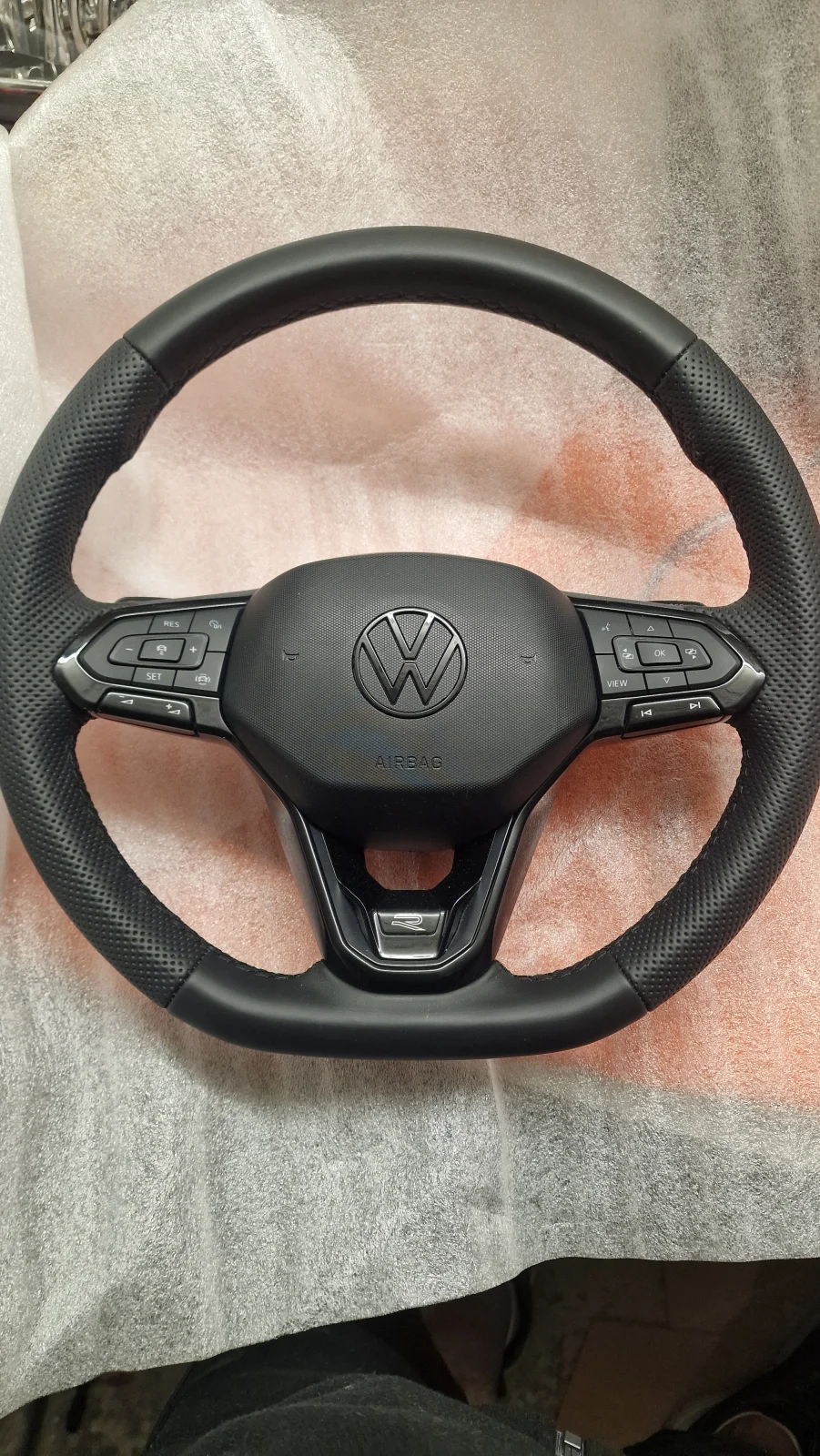 VW Bus T6.1 T7 CRAFTAR Caddy 2K7 Passat b8 Lenkrad Airbag Kabelbaum komplett Set – Originalaufnahme 2