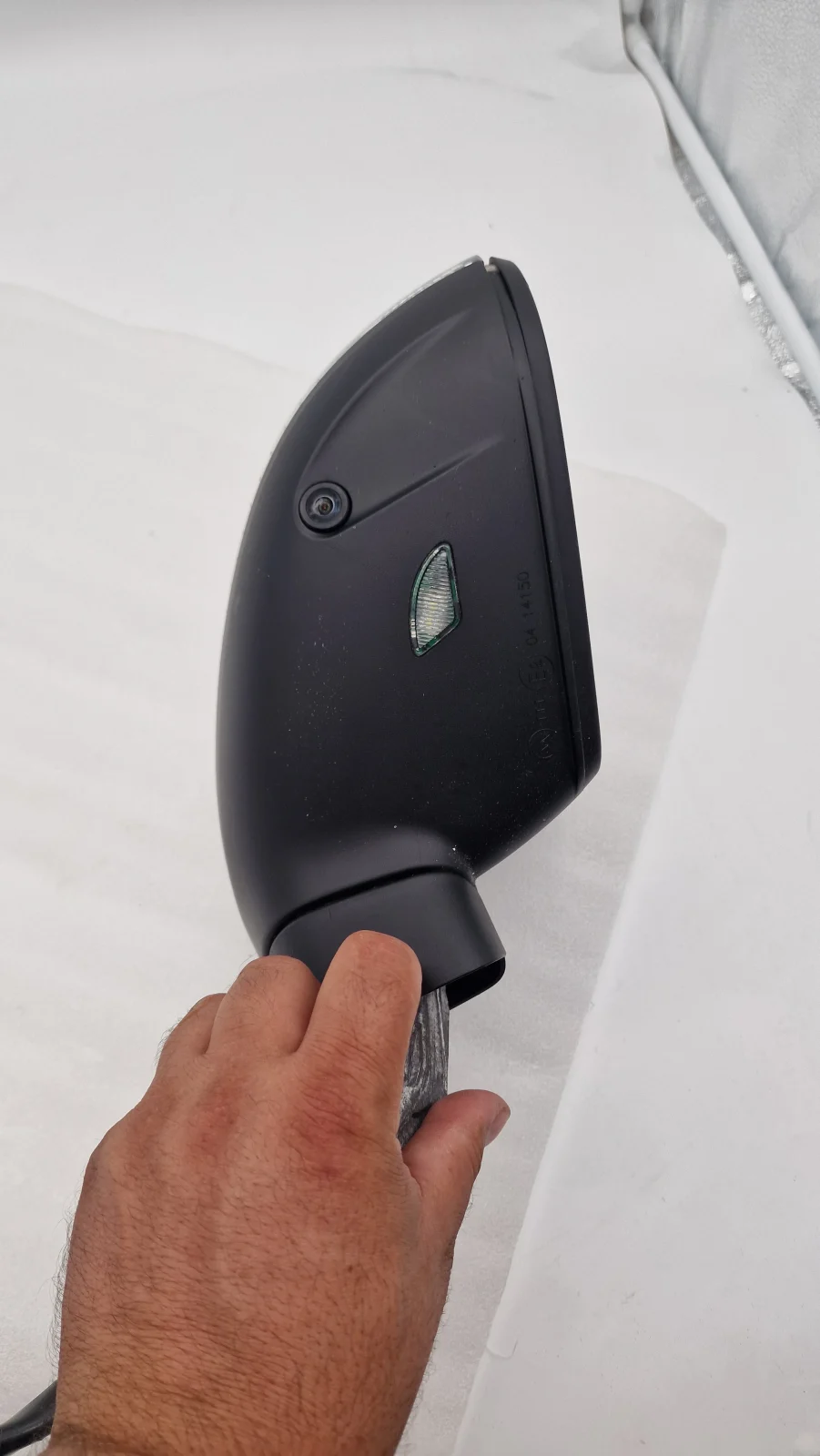 VW Passat B8 3G Außenspiegel links 11+2 Pin mit Kamera perlmuttweiß – Originalaufnahme 2 für Volkswagen Passat B8 (3G)
