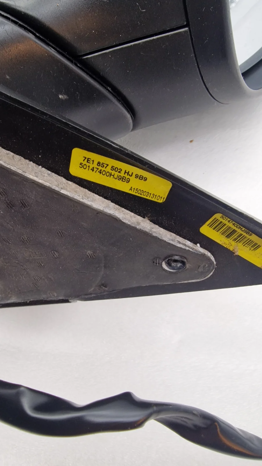 Original VW T5.2 Außenspiegel rechts elektrisch klappbar beheizbar 7-Pin gebraucht – Originalaufnahme 2 für VW Transporter T5.2